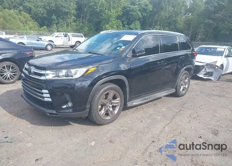 2019 Toyota Highlander Limited Platinum из США, поврежденный, VIN 5TDYZRFH0KS324141